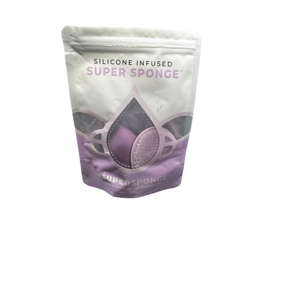 NWT Super Sponge & Silicone Scrubber Set - Picture 1 of 3
